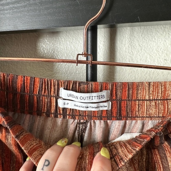 Urban outfitters orange pattern oversized baggy joggers causal trousers pants - Picture 4 of 5